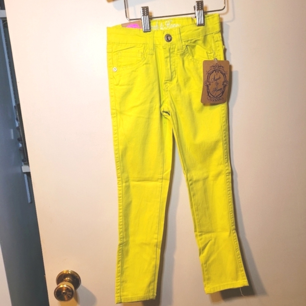 Sugar & Honey Neon Green Jeans